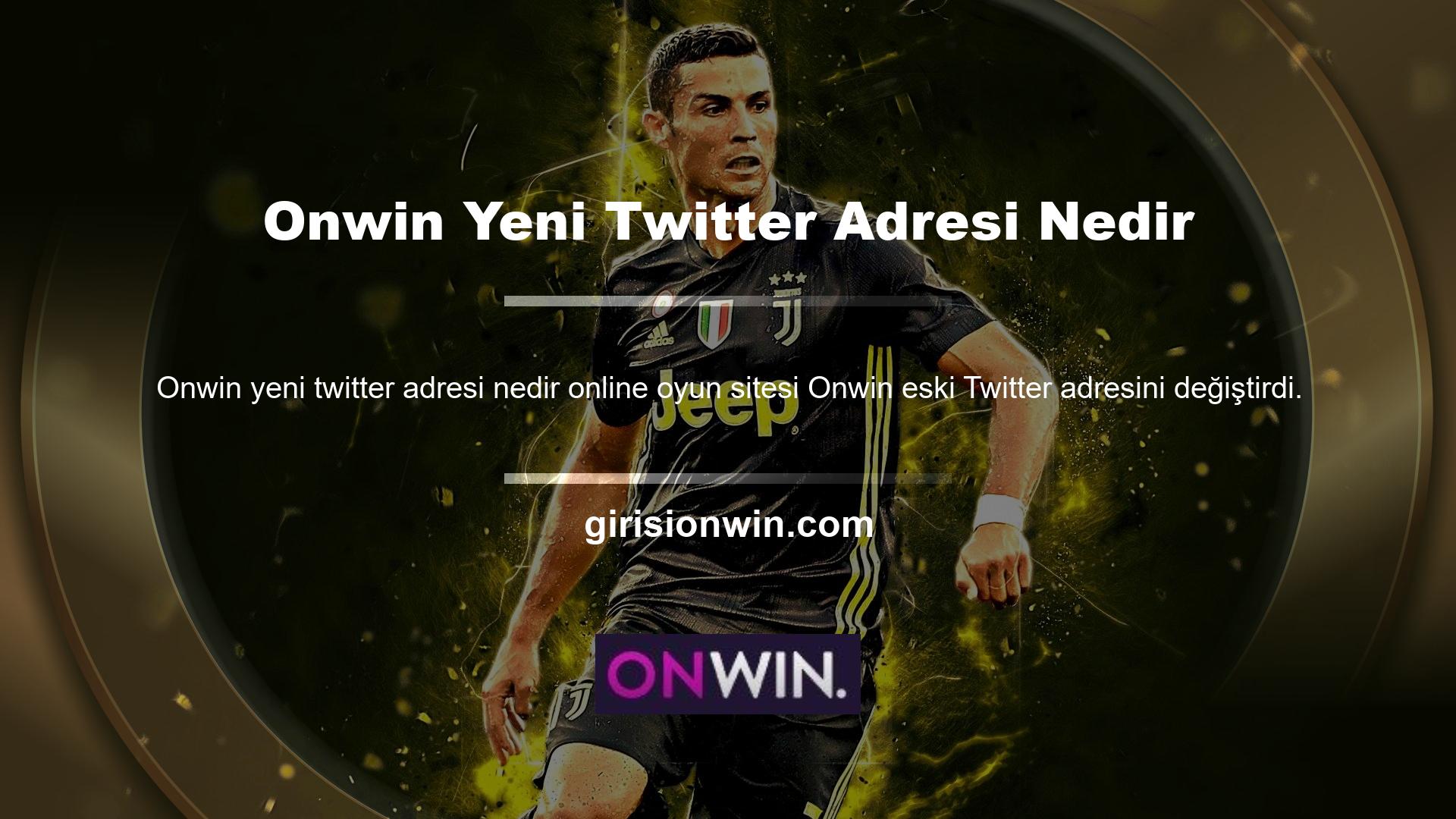 Güncel Web Sitesi Twitter Adresi: Onwin Lütfen bu adresi takip ederek sitemizi takip edin ve paylaşın