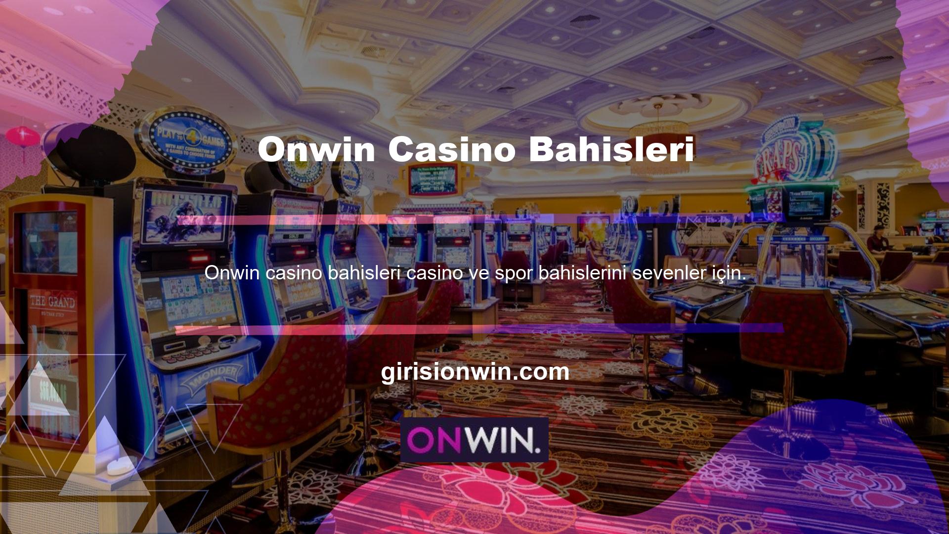 Onwin Bahis Severler bahis sitesinin sunduğu geniş oyun yelpazesi ve yüksek oranlar, hem eğlencenizi hem de kazancınızı artırmanızı sağlayacaktır